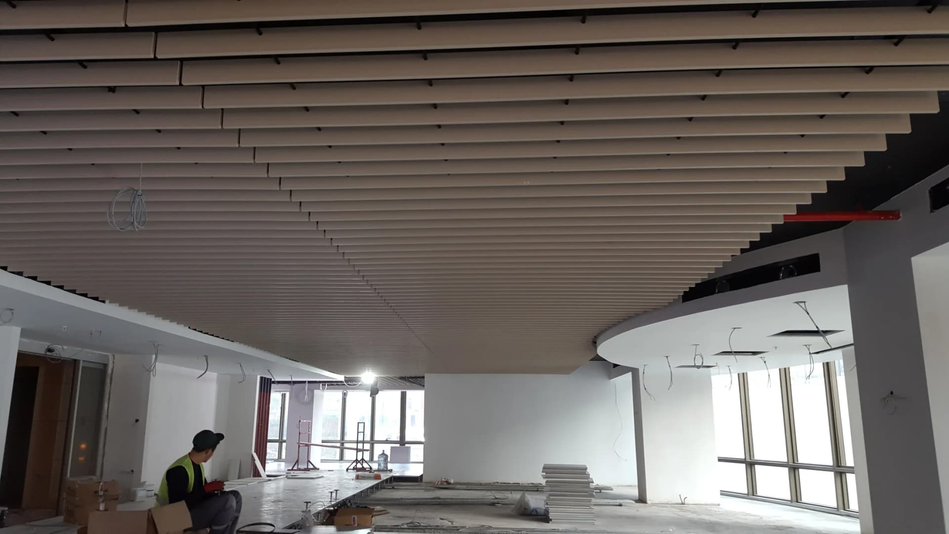 Baffle Akustik Tavan uygulaması — İstanbul, Ekin Yapı Dekorasyon