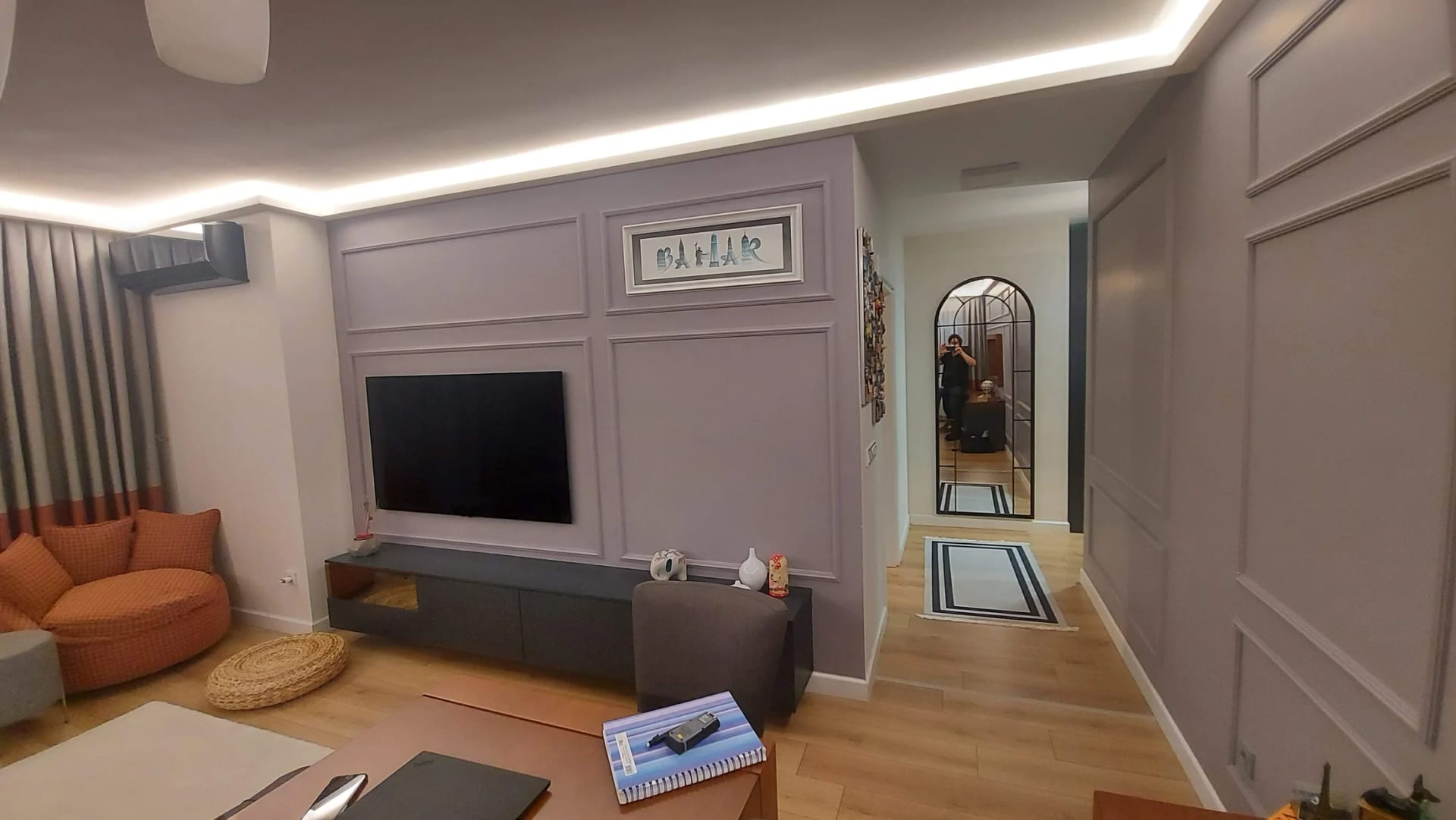 Kaset Tavan, Duvar Çıtası ve Gizli Işık uygulaması — İstanbul, Ekin Yapı Dekorasyon — Fotoğraf 6/9