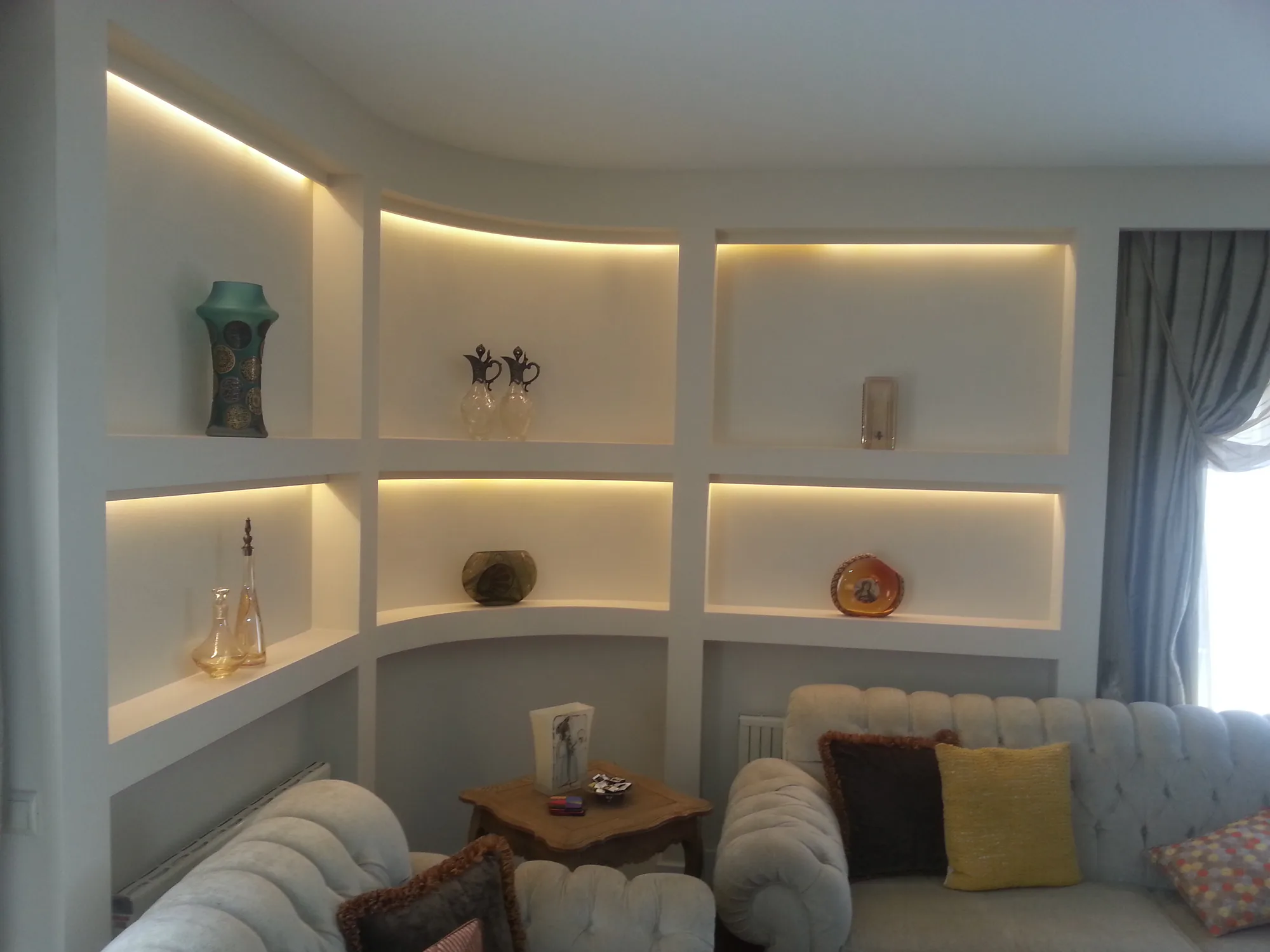 Alçıpan TV Ünitesi ve Niş uygulaması — İstanbul, Ekin Yapı Dekorasyon